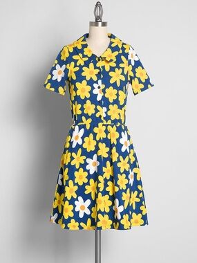 NWT ModCloth Dear Daytime Dreamscape Dress Plus Size